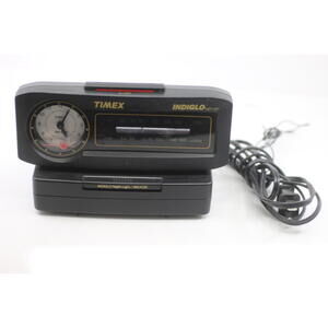 Vintage Timex Indiglo Alarm Clock Radio AM/FM – Analog Dial – Tested Working